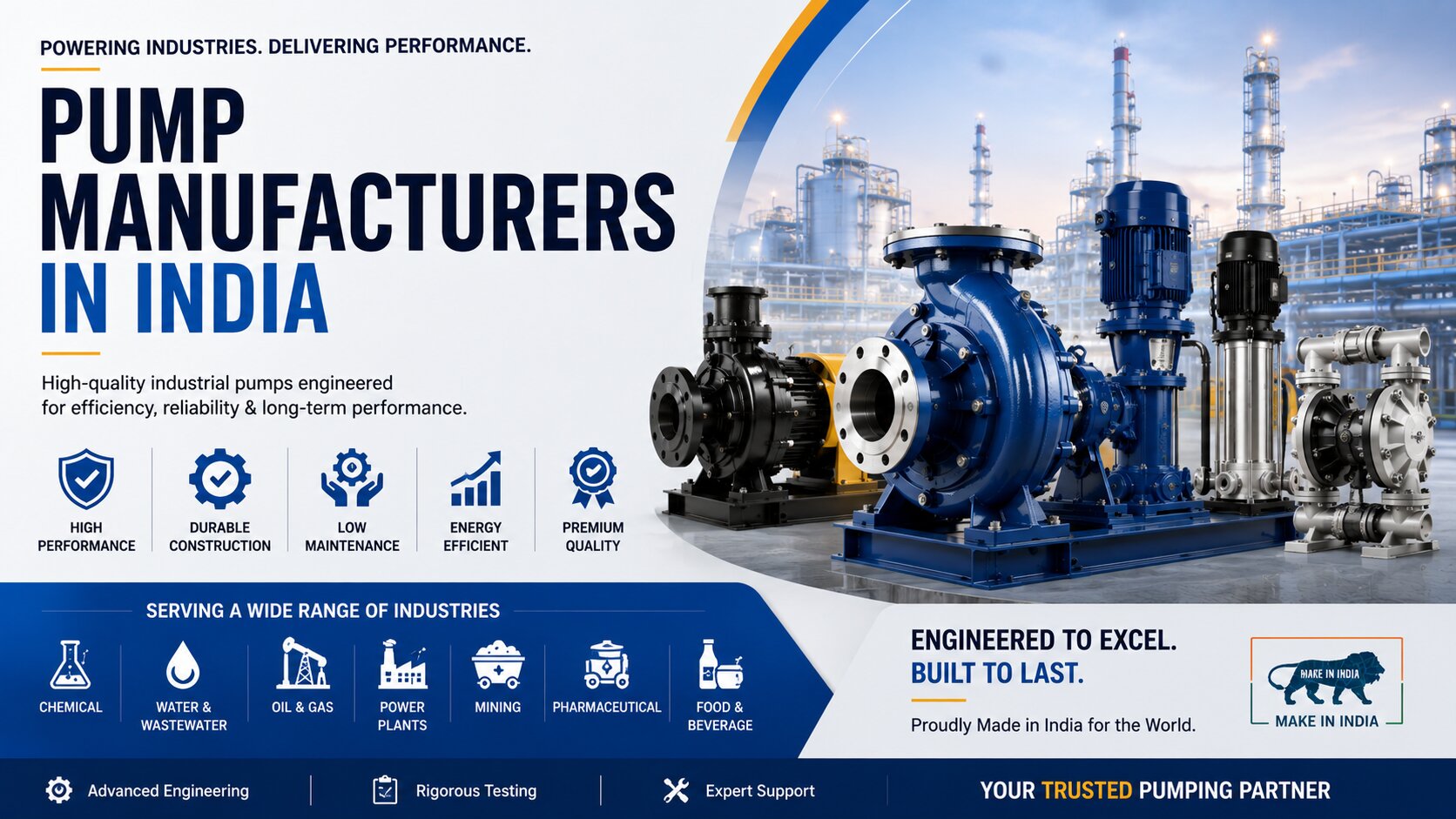 pump manufacturers in india